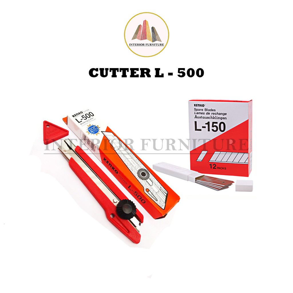 CUTTER BESAR RANDOM L 500 / CUTTER BESAR KENKO / REFILL CUTTER L 150