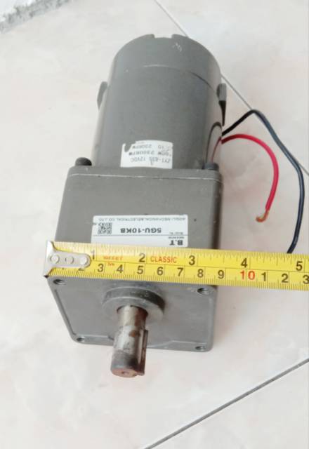 Dc motor gearbok 12v 2300rpm