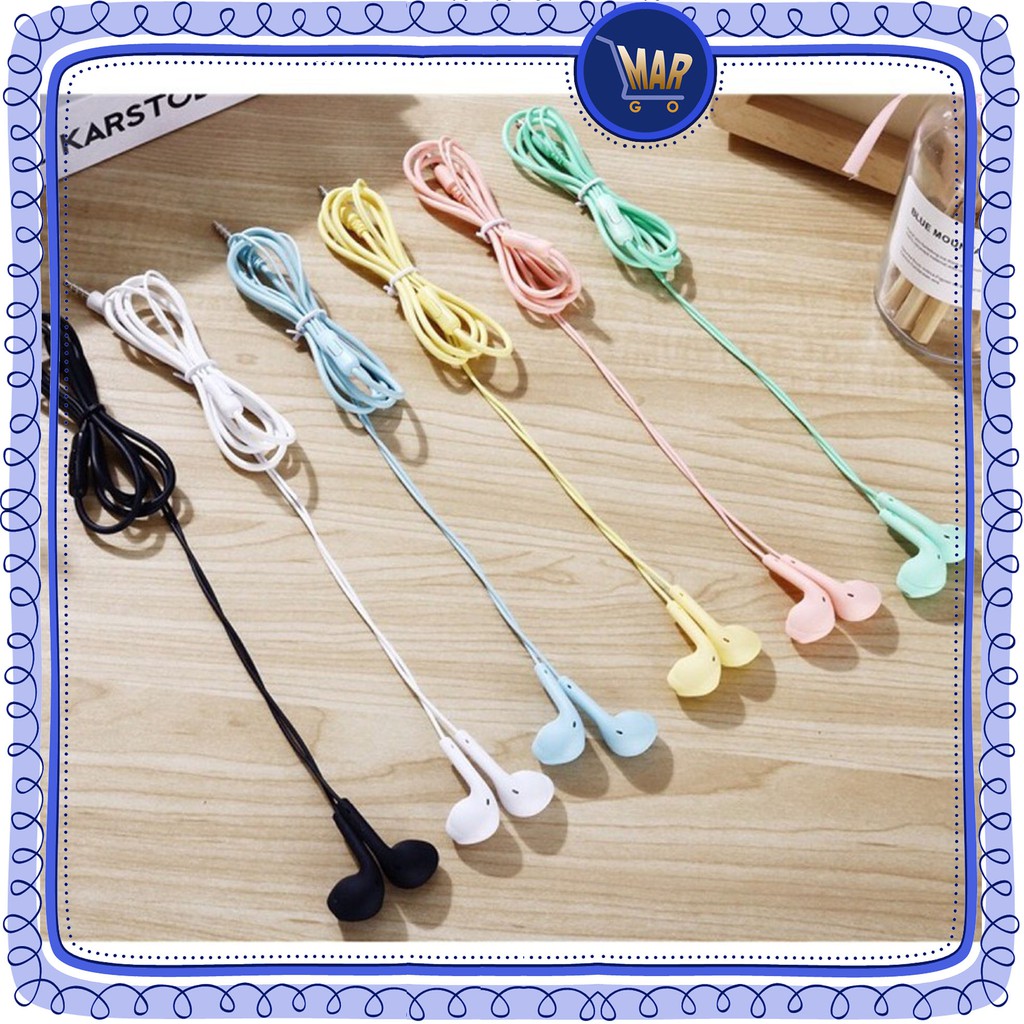 Headset Macaron Matte U19 / Earphone Mega Bass