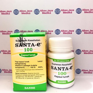 Santa E 100mg Soft Capsule Kemasan Baru Shopee Indonesia