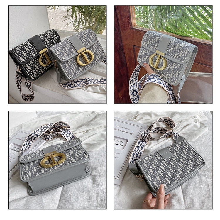 BJ15592 - BLACK/GRAY - TAS SLEMPANG HANDBAG TOTEBAG TAS WANITA FASHION IMPORT MODIS ELEGAN TERMURAH TERLARIS TERBARU BAGSTORE JAKARTA TAS BATAM ELJ5592 JTF9937 GT1914 CR7769 LT2066 BQ3434