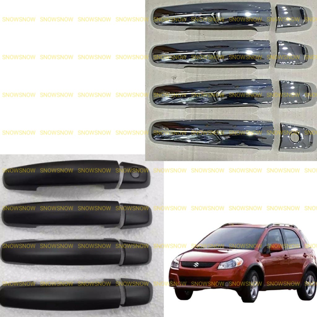 Cover Handle Pintu Suzuki SX4 Hitam Chrome