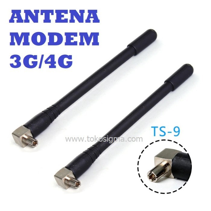 Antena Sinyal Signal Modem MiFi 3G 4G LTE Antenna External TS9 3dbi