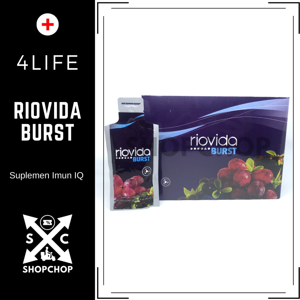 4Life Transfer Factor Riovida Burst (Suplemen Imun, Original, Exp Terbaru, Termurah, Trusted)
