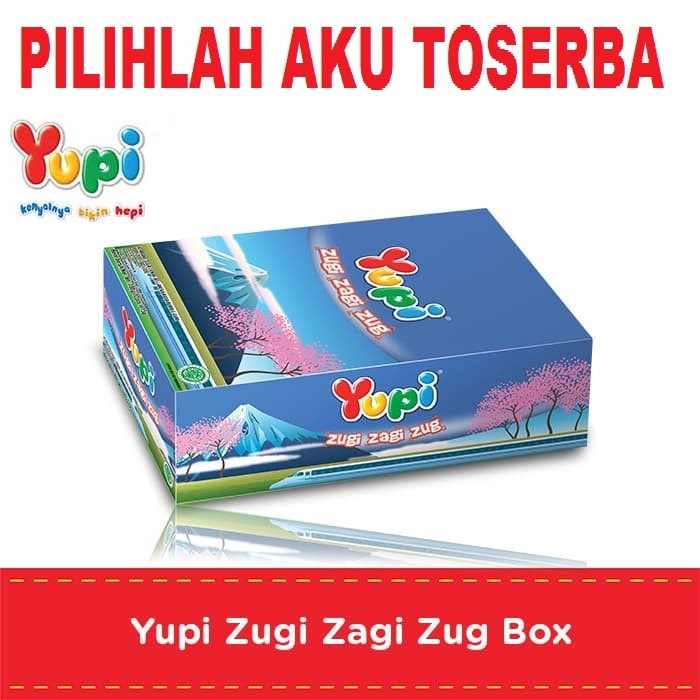 YUPI ZUGI ZAGI ZUG BOX - ( HARGA 1 DUS ISI 20 BOX )