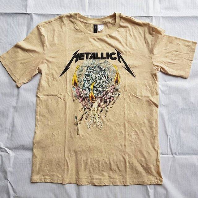 metallica t shirt h&m