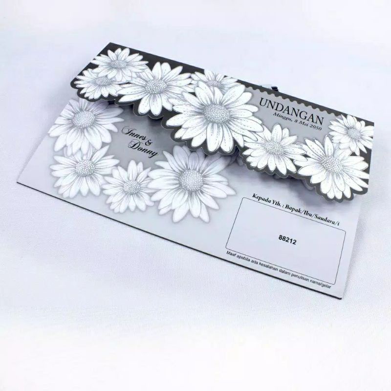 Blangko Undangan Erba / Kartu Undangan Murah kode 88212