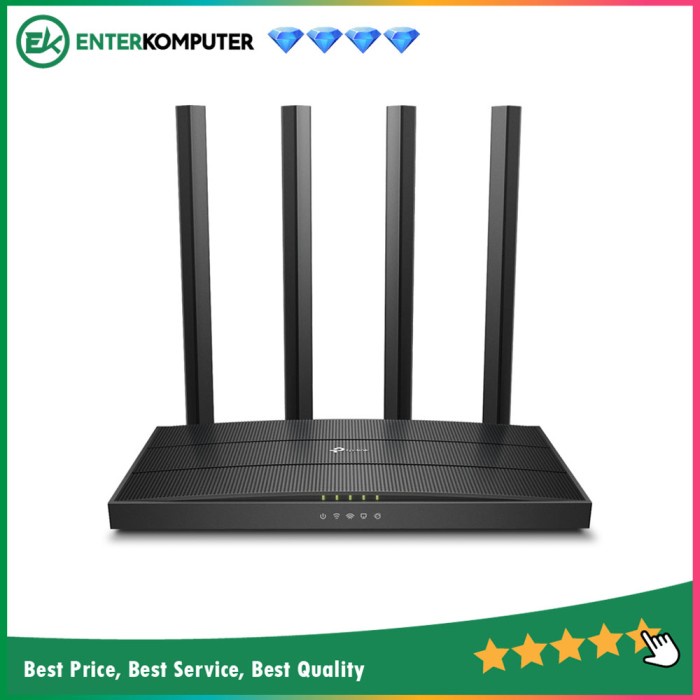 Networking TP - Link AC1200 Wireless MU-MIMO Gigabit Router - Archer A6