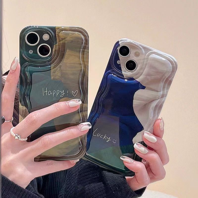 Case Desain Lukisan Minyak Mosaik Untuk iPhone 12 13 11 Pro Max X Xs Max Xr oiye