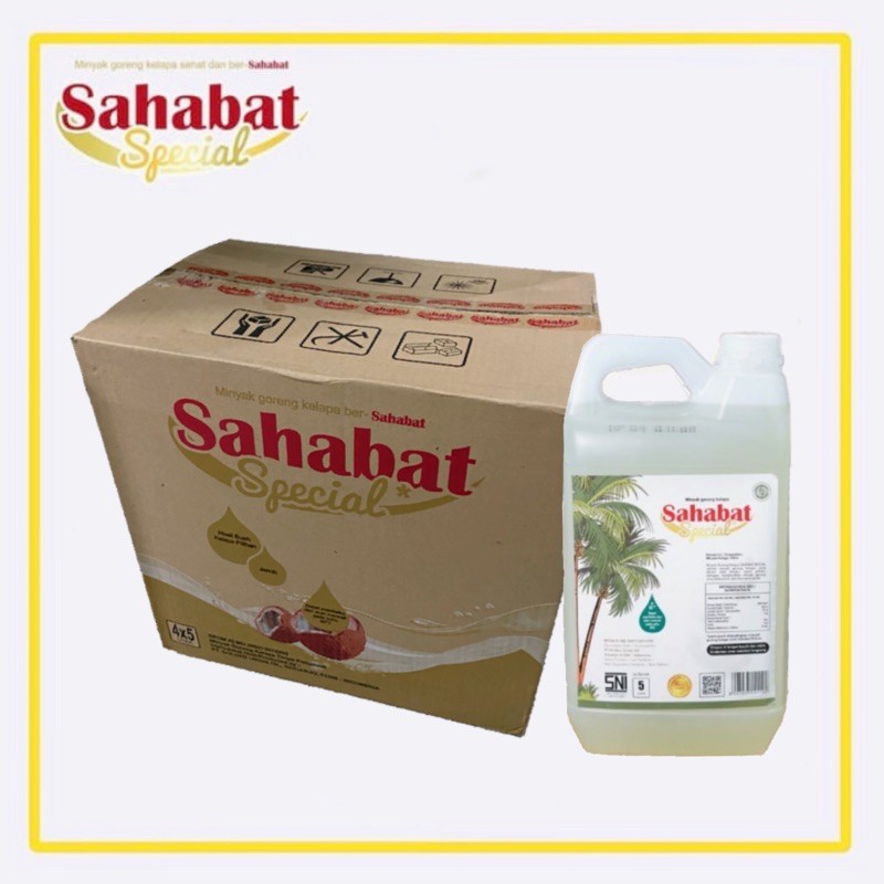 

Minyak Goreng Kelapa Sahabat Special 5 Liter / Dos