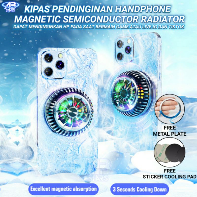 Kipas Pendingin hp X8 Portable Mobile Phone Radiator Phone Cooling Fan Case For PUGB Phone Cooler Ph