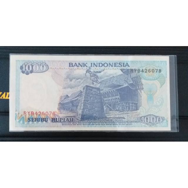 UangKertasLama1000 Rupiah Loncat Batu 1992