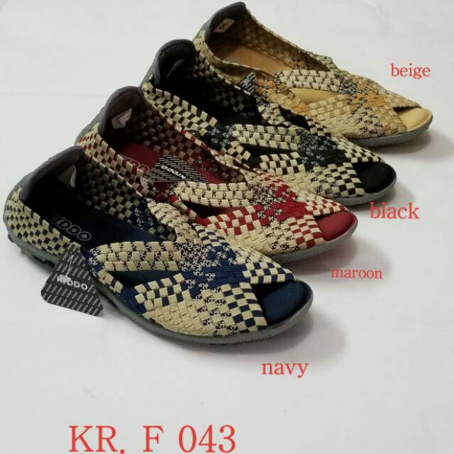 Sepatu Rajut KIDDO F043 Flat ORIGINAL