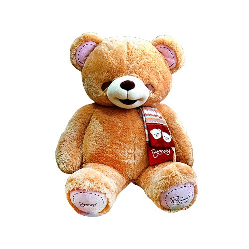 Boneka Beruang Teddy Bear Jumbo Istana Boneka STD Boney Tan dengan syal premium anti roktok super lucu imut ukuran 1m 1 meter