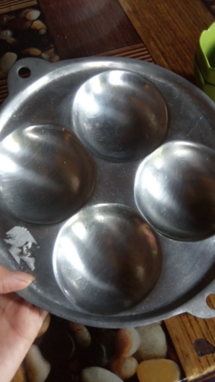 Cetakan Kue Serabi Bahan 4 Lubang Aluminium Kualitas Murah