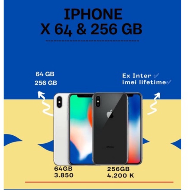 IPHONE X 256GB