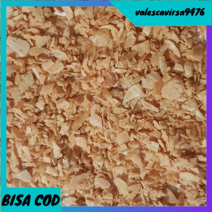 

⭐BISA COD⭐ Bawang Putih Goreng Jojo Irisan sisa ayakan 1kg first hand
