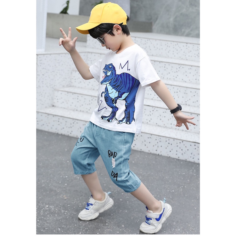 Setelan Anak Laki Laki Baju Remaja Fashion Boyset  REX  Teenager Korean Style Import