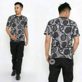  KAOS  BATIK  LENGAN PENDEK TERBARU Shopee Indonesia