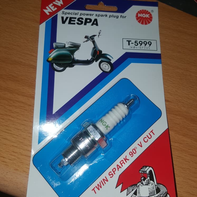 New Produk Busi Vespa T5999 NGK