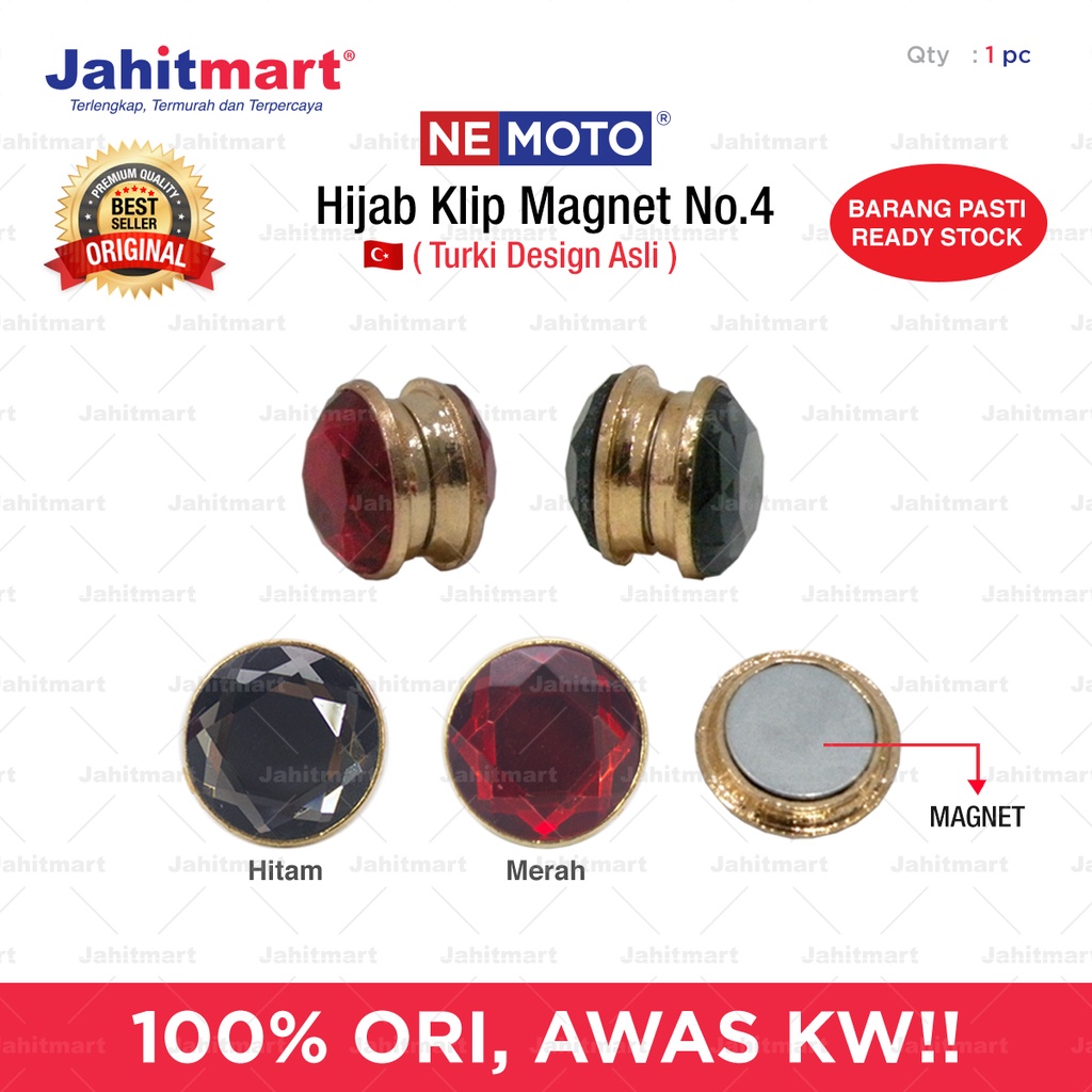 Hijab Clip/Magnet Klip/Penjepit Kerudung no 4