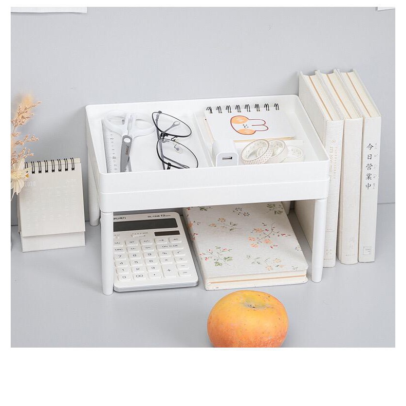 Double Deck Desktop Storage Organiser