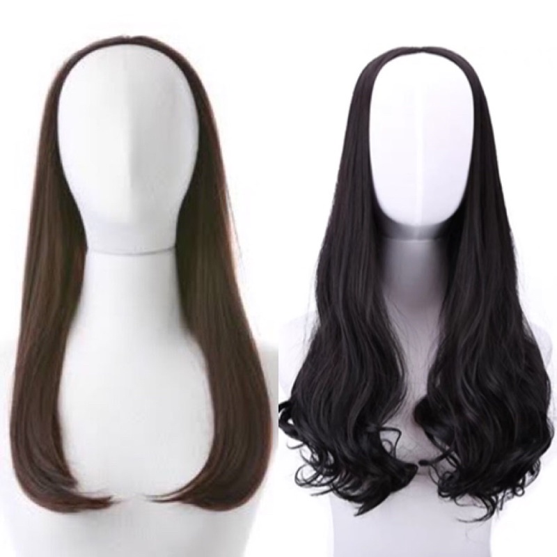 HALFWIG SIRKAM KOREA / half wig / wig sirkam setengah kepala 60 cm J022