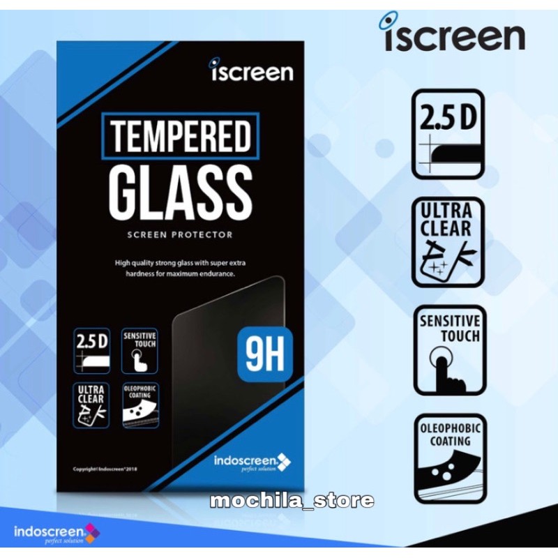 Tempered Glass Oppo A77 A77S A76 A5 2020 K3 A12 A15 A9 2020 A53 A33 A52 A92 A31 A91 A74 4G 5G A54 A16 Iscreen