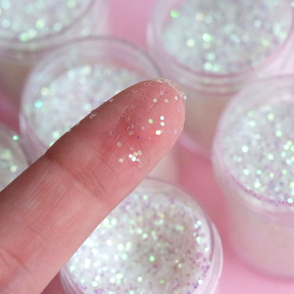 

GLITTER POWDER HOLOGRAPHIC - WHITE