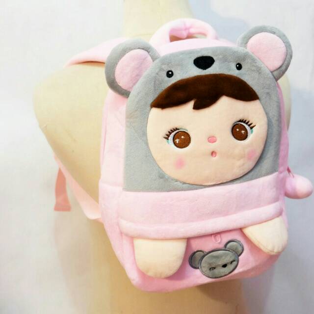 Tas ransel import lucky baby metoo korea pretty anak sekolah kids koala strobery minnie disney