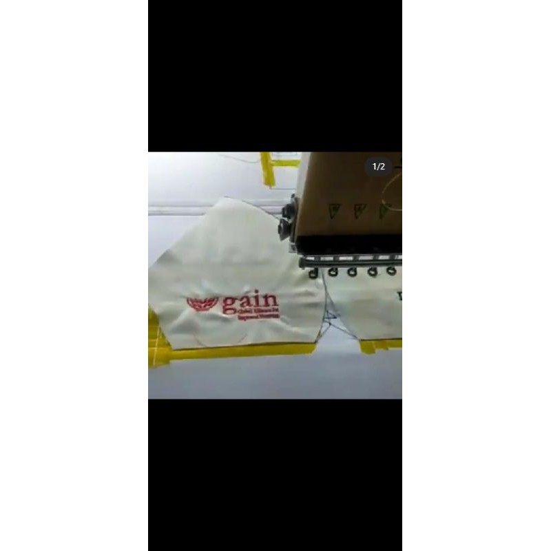 masker custom bordir