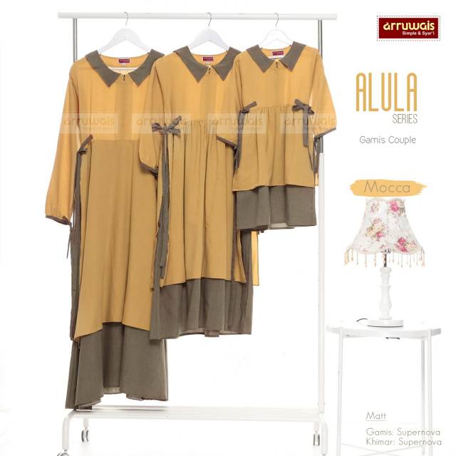 ALULA SET DRESS HIJAB SERIES BY ARRUWAIS