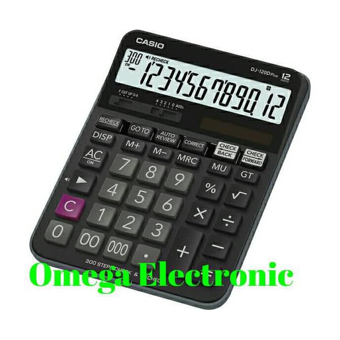 

IHOT SALEl Casio Calculator DJ 120D Plus - Check & Correct Kalkulator Desktop ICIQl