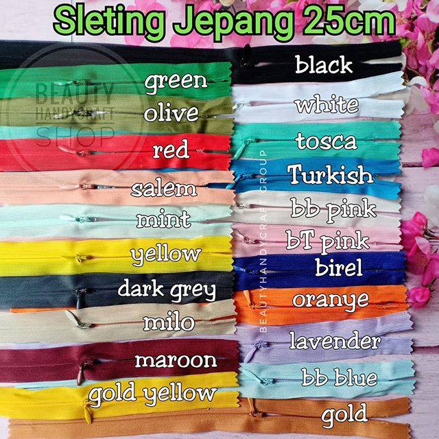 RESLETING jepang 25cm [1 buah ] warna