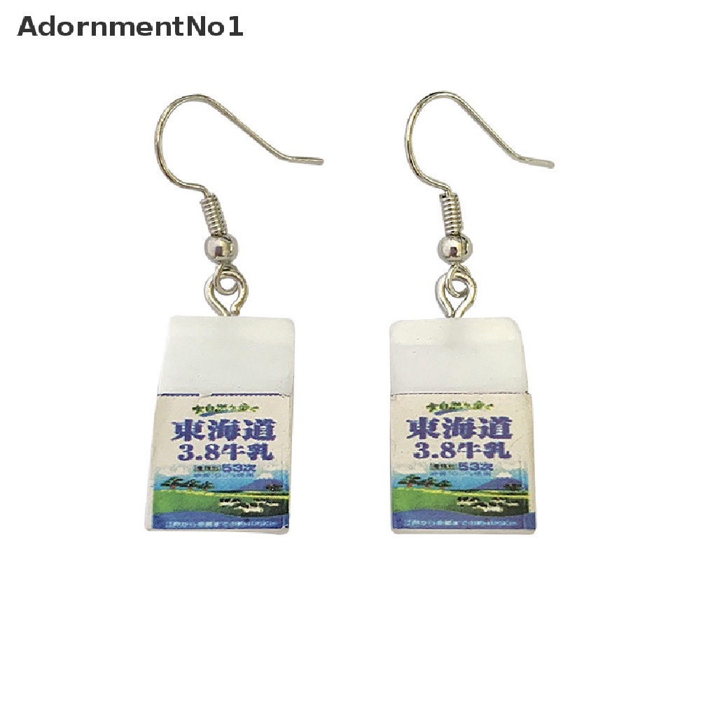 (AdornmentNo1) Anting Tusuk Gantung Wanita Bahan Resin Desain Botol Susu Untuk Hadiah Ulang Tahun