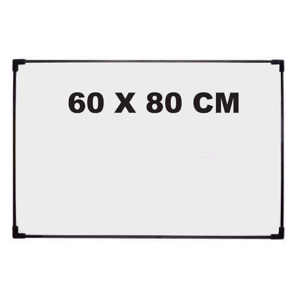 

PAPAN TULIS PUTIH WHITEBOARD WHITE BOARD 60 X 80 CM TEMPEL DINDING