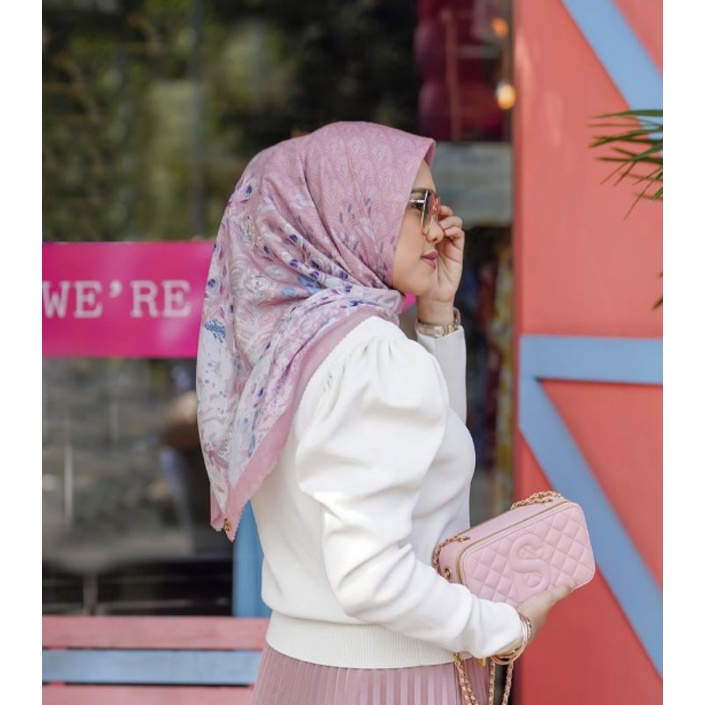 Buttonscarves ederra series dusty rose