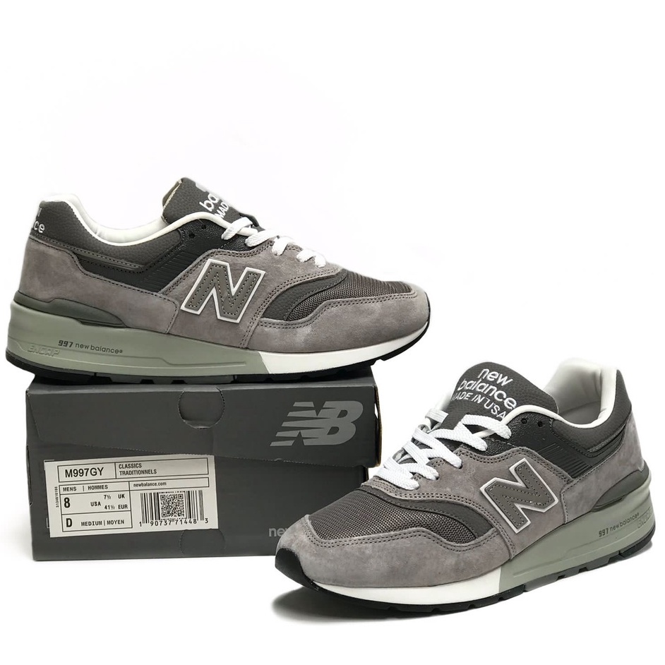 SEPATU NEW BALANCE 997 GREY MADE IN USA PREMIUM MIRROR BNIB VIETNAM IMPORT SNEAKERS PRIA KEREN MURAH
