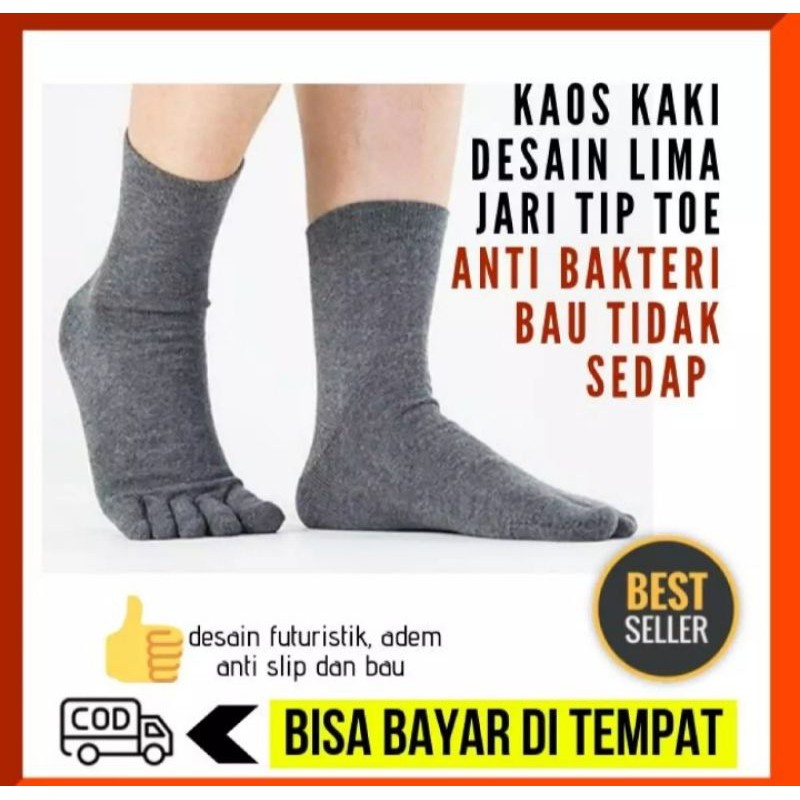 diskon hahir tahun kaos kaki lima jari pria &amp; wanita dewasa