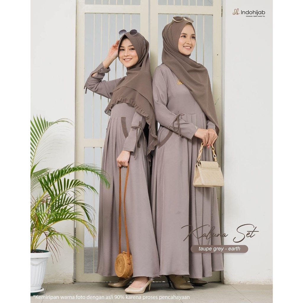 Murah Dress Gamis Syar'i  Polos  Bahan KATUN JEPANG Keren