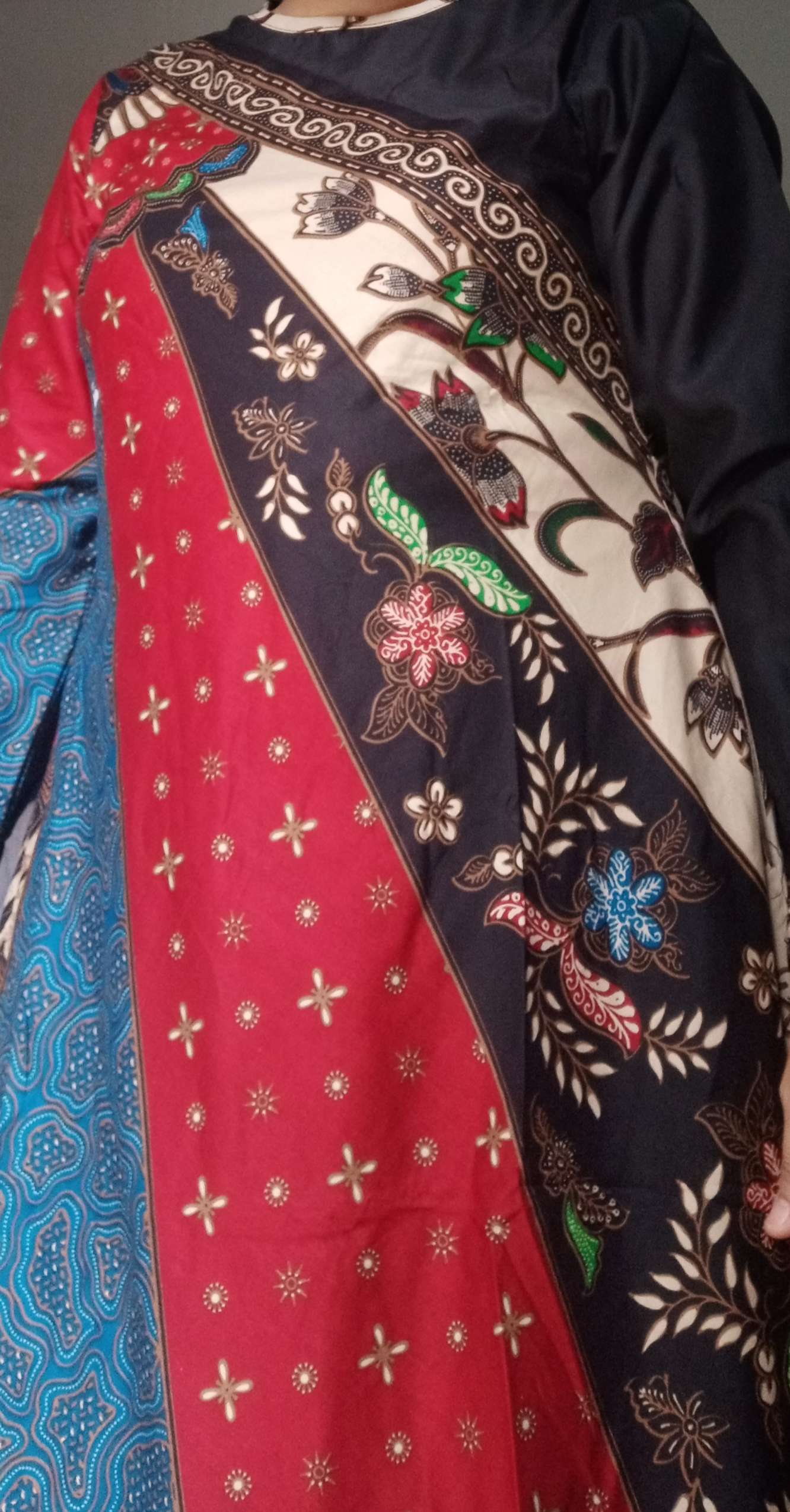 Gamis Batik Kombinasi By Ratoe Modern