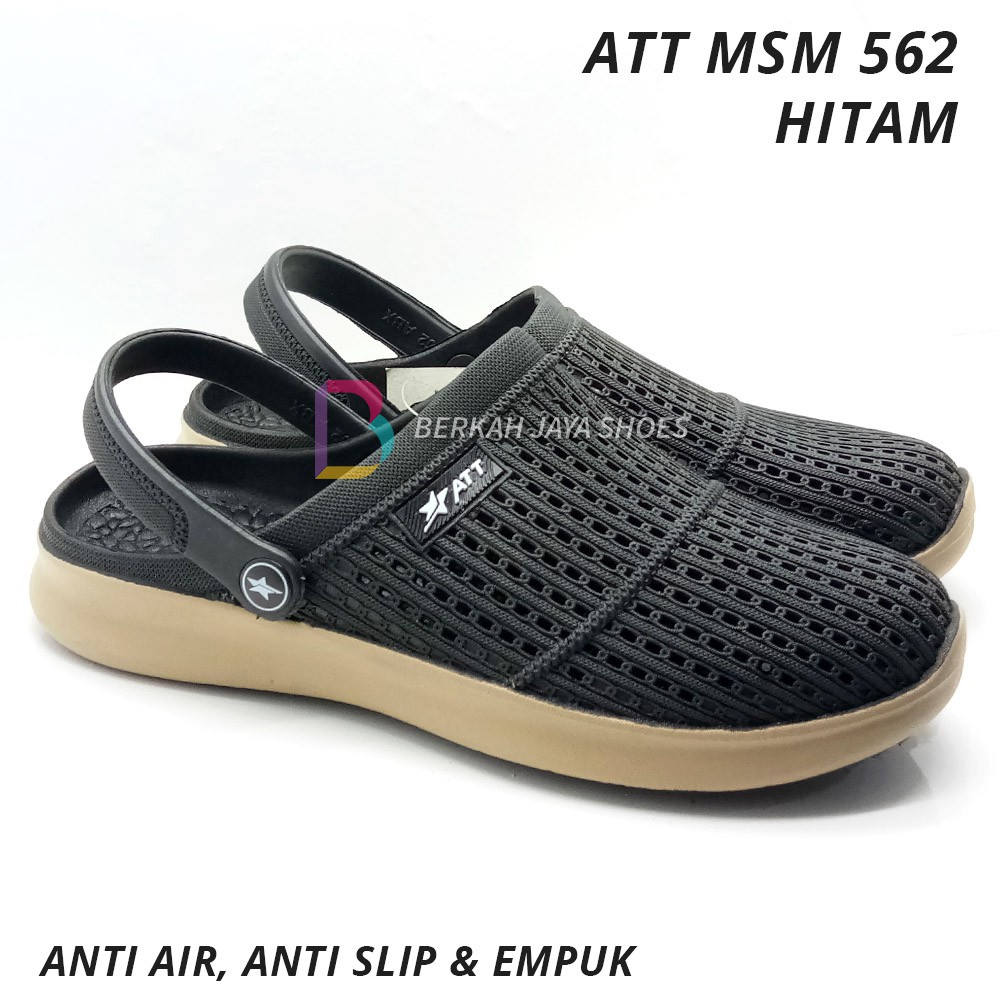 Sepatu Sandal Pria - Sandal Selop Karet Pria - Sepatu Sandal Karet Pria ATT MSM 562 Varian Warna