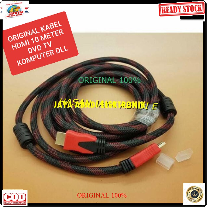 G304 Kabel hdmi 10 meter cable tv televisi monitor cpu komputer led cable high speed hdtv full hd hd universal multi Ps playstation panjang G304  HDMI HDMI Panjang kabel 10 meter  BISA SEGALA JENIS TV ATAU MONITOR  KUAT DAN TAHAN LAMA  BERKUALITAS TIN