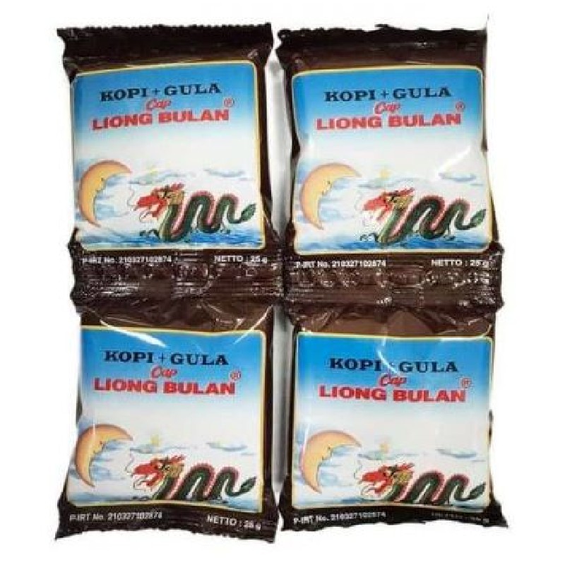 

Liong Bulan Kopi Bubuk + Gula 1 Renceng (10 x 25gr)