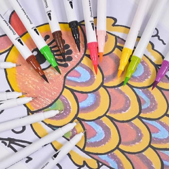 

brush pen set 100 color