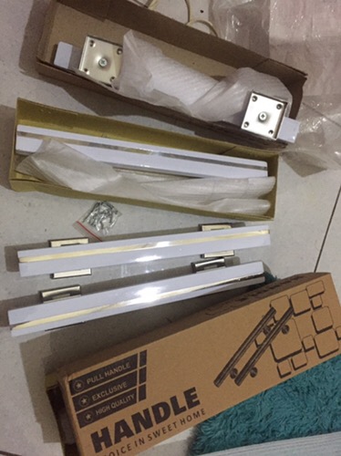 Handle Pintu Rumah Kotak 1 X 4 X 45 Cm Jembatan Lengkung Tarikan Gagang Kunci Lis Stainles Minimalis