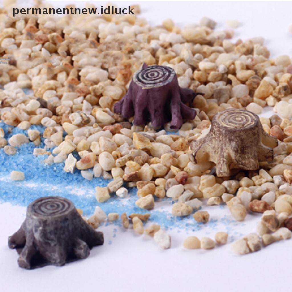 Miniatur Tunggul Pohon Untuk Dekorasi Taman Rumah Boneka