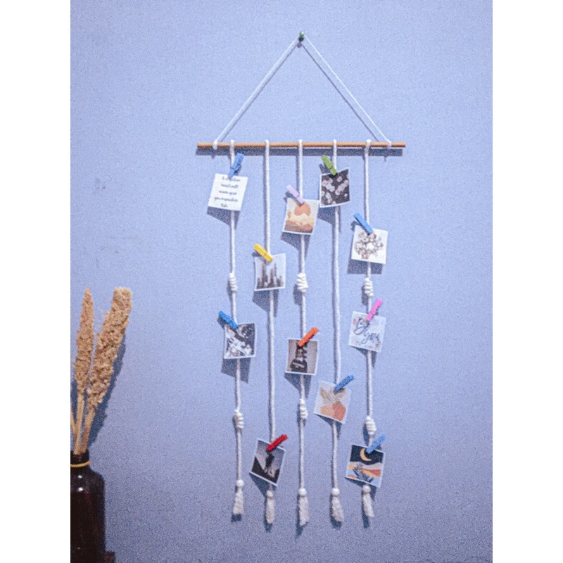 Macrame Foto Polaroid  |  Gantungan Foto Macrame