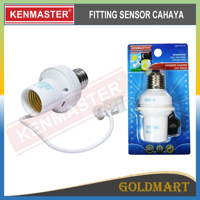 Fitting Lampu Sensor Cahaya - Kenmaster Sensor Cahaya - Fitting Lampu - Light Sensor