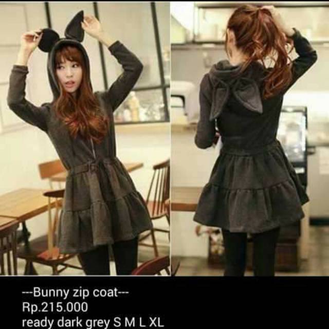 Bunny ear Hoodie jacket